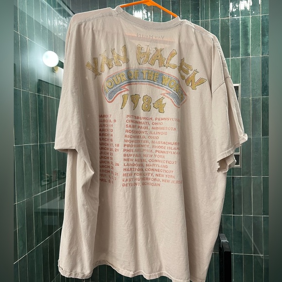 Urban Outfitters Tops Urban Outfitters Van Halen Band Tee Poshmark